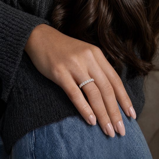 Half Claw 100Ct Rose Brunette