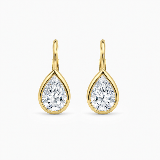 Harper 2Ctw Pear Drop Earrings Yg1 (1)