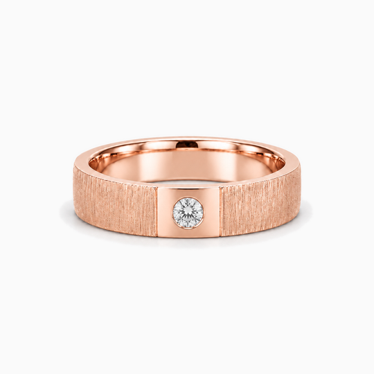 Sahara Diamond Ring 18K Rose Gold 01 Lying
