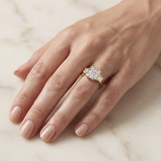 Brooke Radiant Yellow On Hand