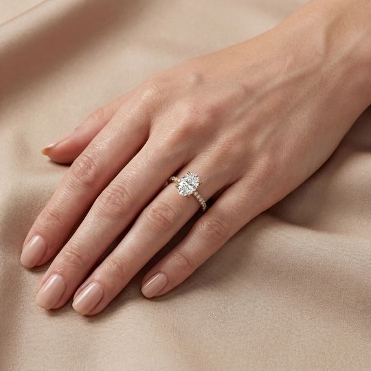 Valentine Oval Yellow Onhand