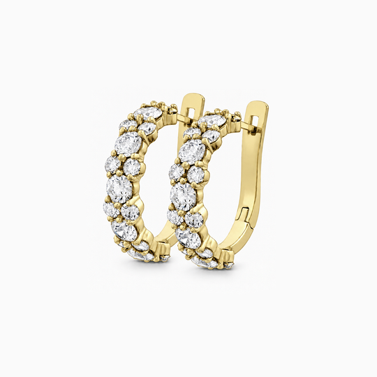 Mayfair Hoops In Polished 18K Yellow Gold (3)