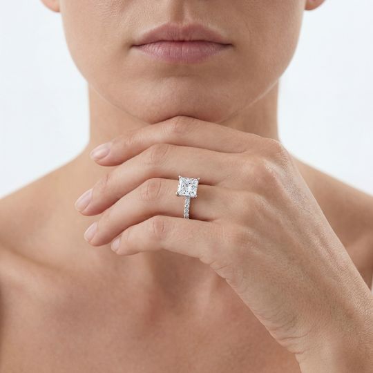 Valentine Princess White Onmodel