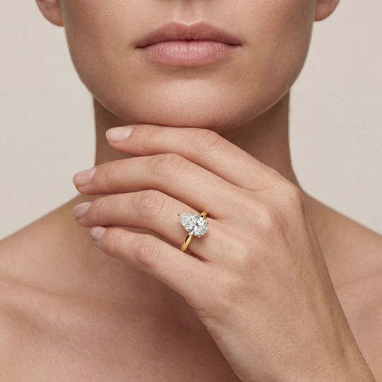 Amore Pear Yellow On Model