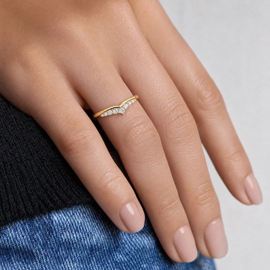 Shaped Crown Yellow Hand