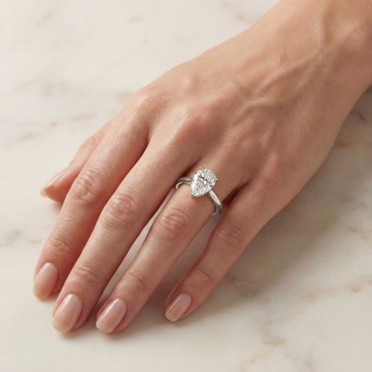 Belle Pear White On Hand Jpg (1)