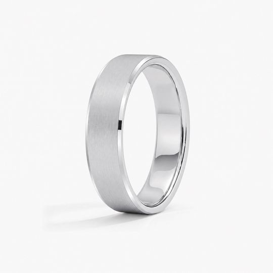 Bevelled 5Mm Platinum Matte 02 Standing