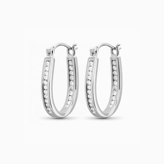 Classic Diamond Channel Hoop Earrings 54462 Pla 1 (1)
