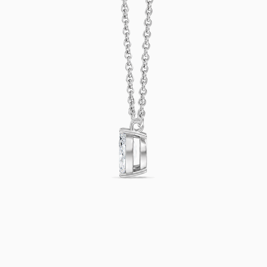 Toi Et Moi Pear And Oval Diamond Necklace Platinum 02