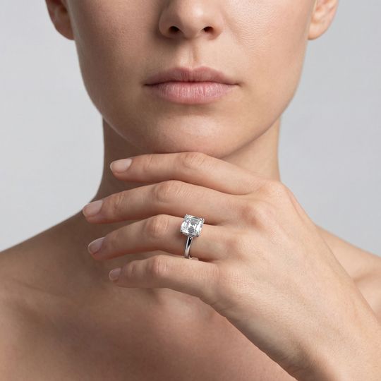Arabella Asscher White On Model
