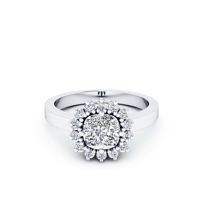 18k White Gold