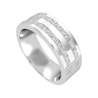 18k White Gold