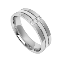 18k White Gold