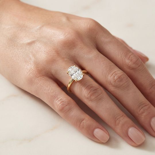 Valentine Oval Yellow Onhand