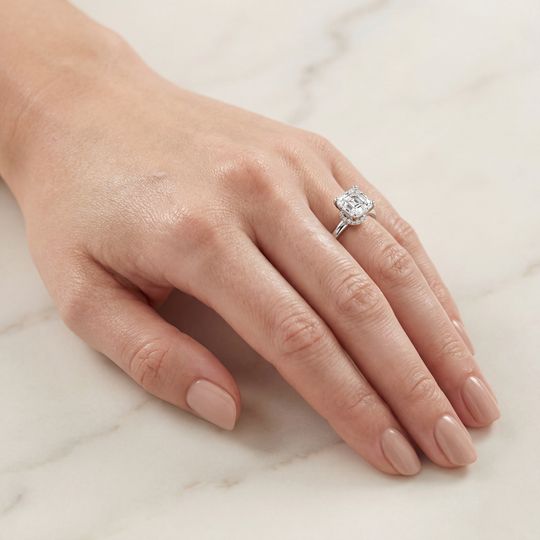 Arabella Asscher White On Hand