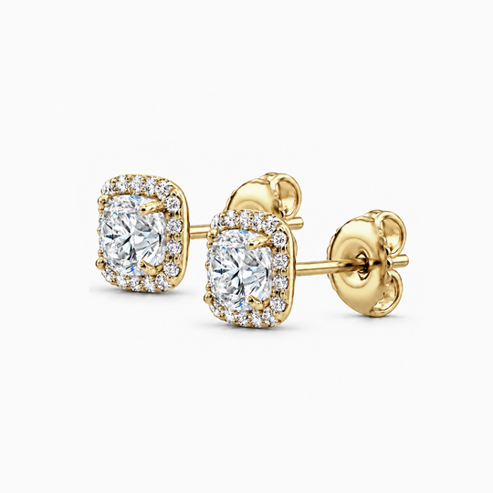 18K Yellow Gold Diamond Jewelry 2