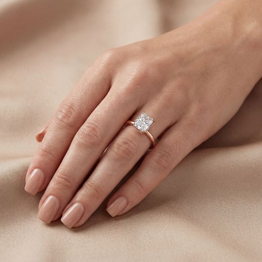 Arabella Radiant Rose On Hand