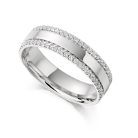 18k White Gold