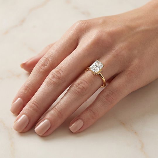 Arabella Radiant Yellow On Hand