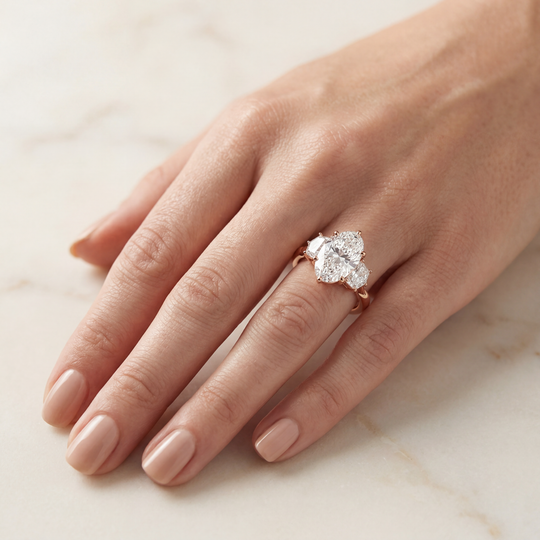 Nadia Oval Rose Onhand
