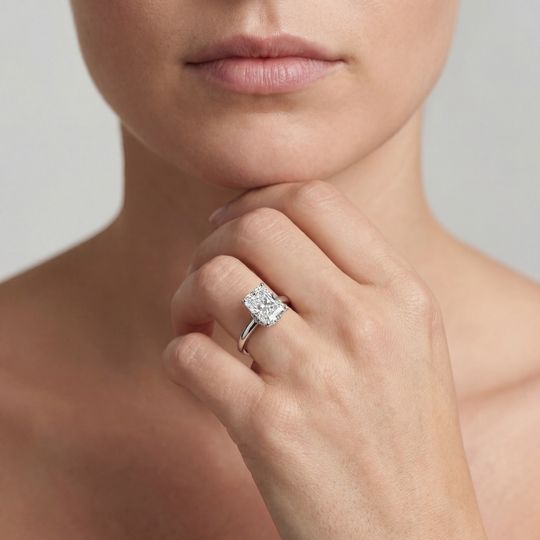 Arabella Radiant White On Model