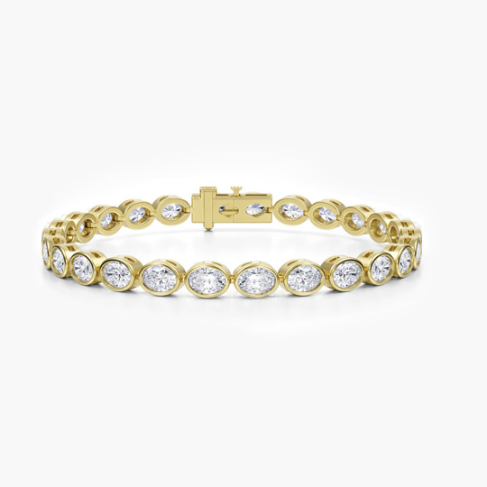 Oval Bezel Yg Tennis (1)