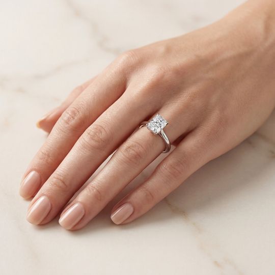 Belle Radiant White On Hand (1)
