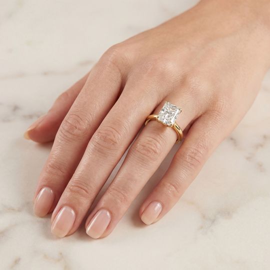 Gabrielle Radiant Yellow On Hand