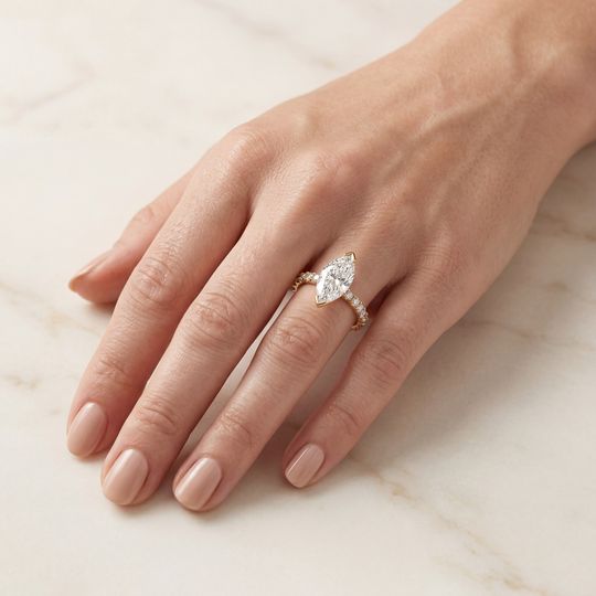 Scarlett Marquise Yellow Onhand