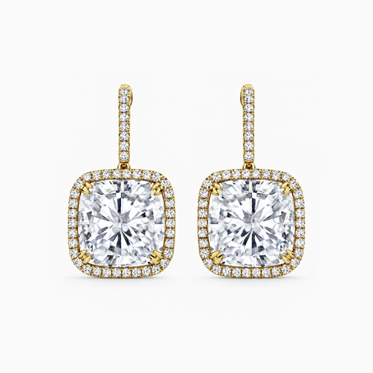 Polished 18K Yellow Gold Diamond Jewelry 3