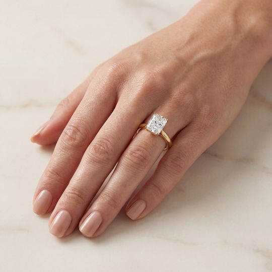 Amore Radiant Yellow On Hand