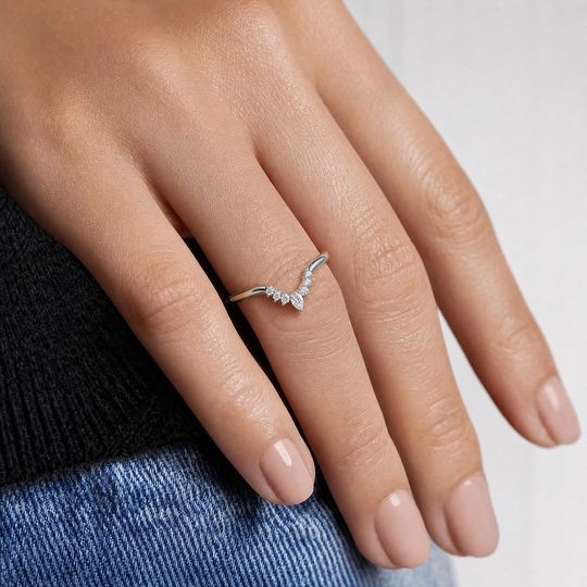 Shaped Serendipity White Hand