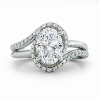 18k White Gold