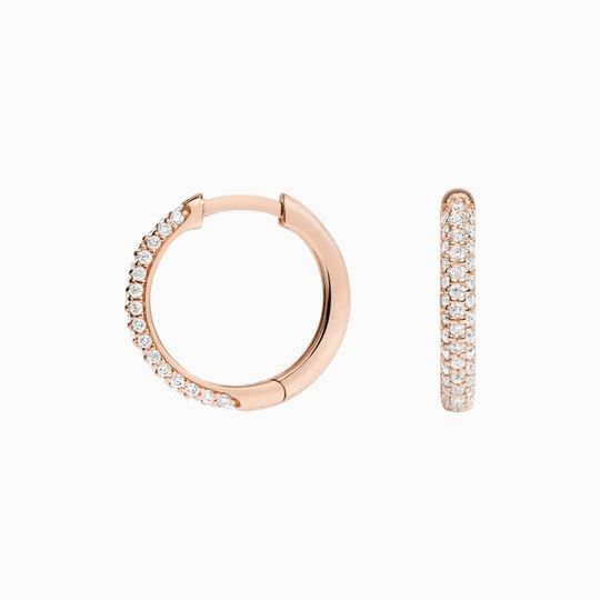Huggy Hoop Rose Side