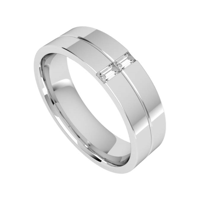 18k White Gold