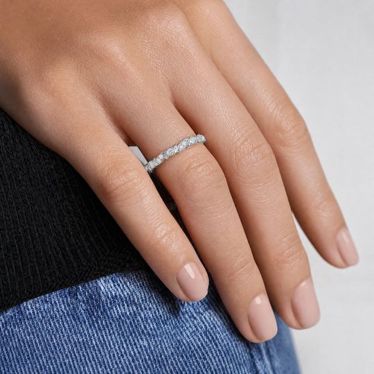 Shaped Celeste White Hand