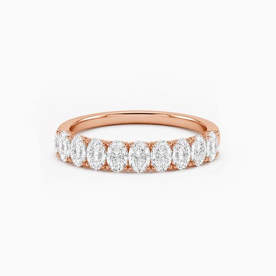 Oval Half Set 1Ct Rg