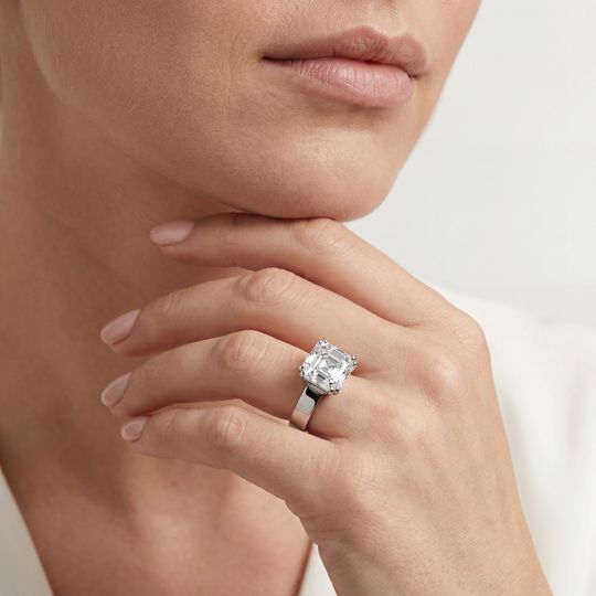 Delta Asscher White On Model