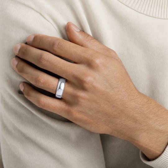 7Mm Court White Gold Male Model 1